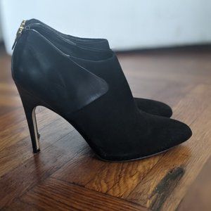 Sam Edelman Suede and Leather Black Bootie size 11